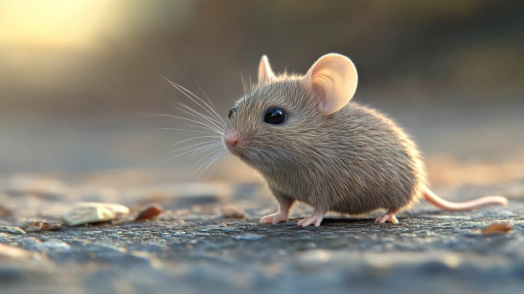 selective-focus-of-small-rat-near-jars-with-peas-a-min