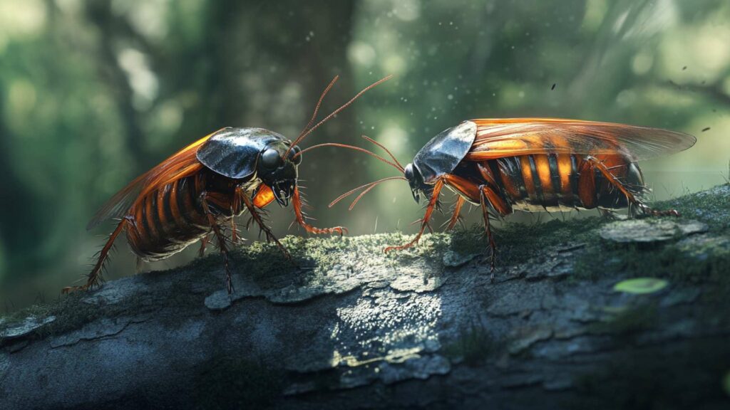 closeup-shot-of-two-black-cockroaches-on-a-small-r-min