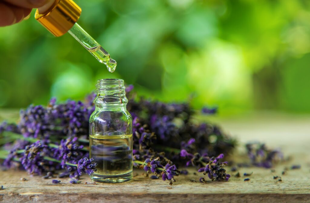 lavender-essential-oil-in-a-bottle-selective-focu-min