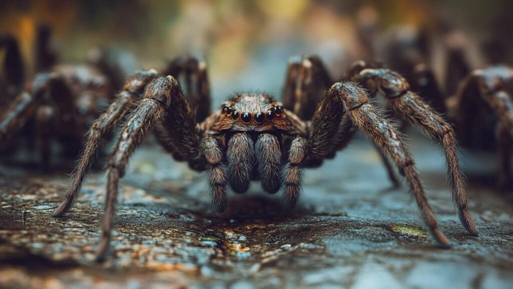 close-up-of-a-blue-green-tarantula-chromatopelma-min