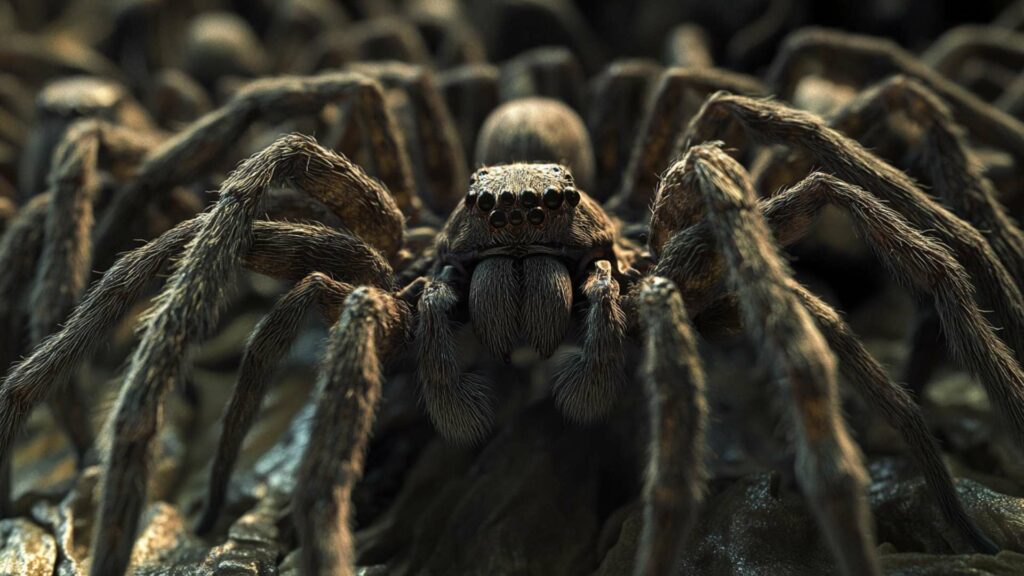 macro-shot-of-a-cerbalus-spider-on-the-sand-min