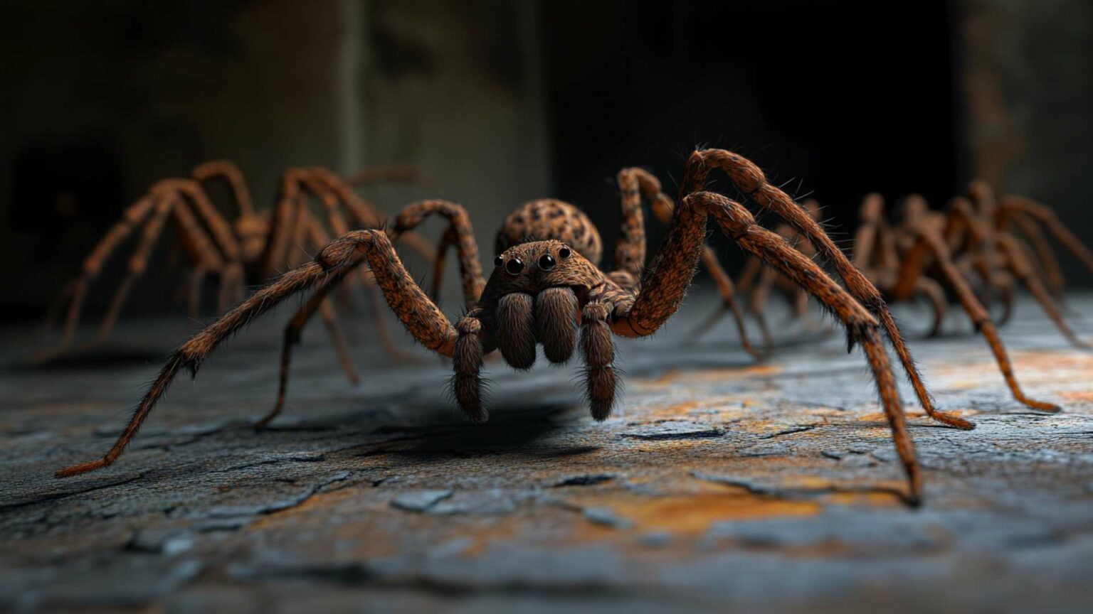 macro-of-a-spider-perched-atop-its-web-against-a-b-min