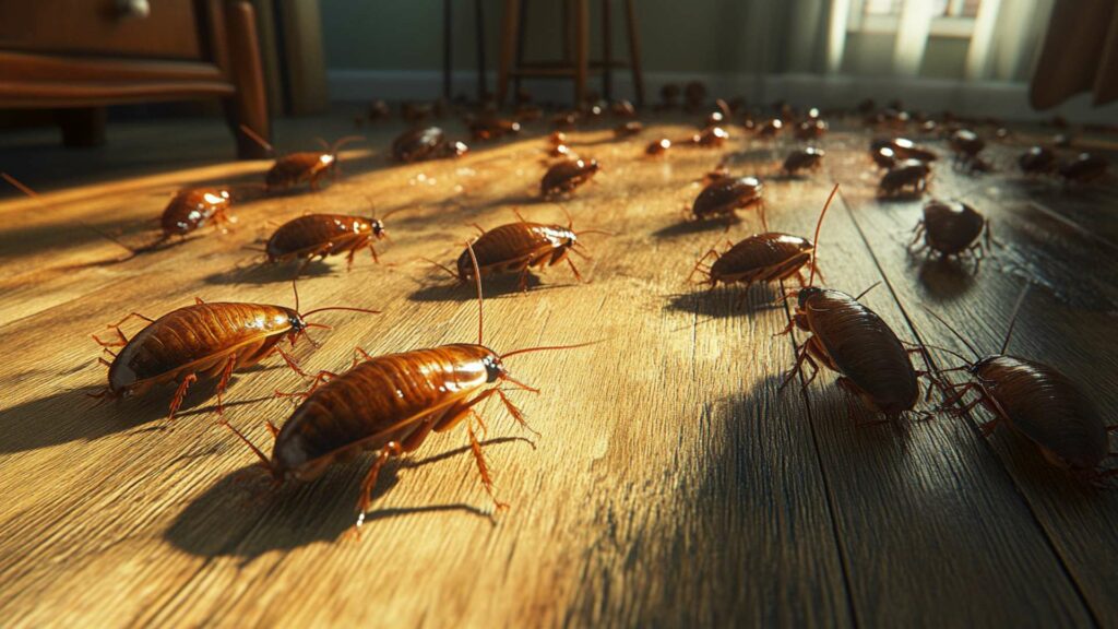 macro-shot-of-cockroaches-on-a-white-surface-min