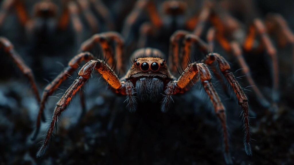 black-spiders-on-cobweb-in-the-night-min