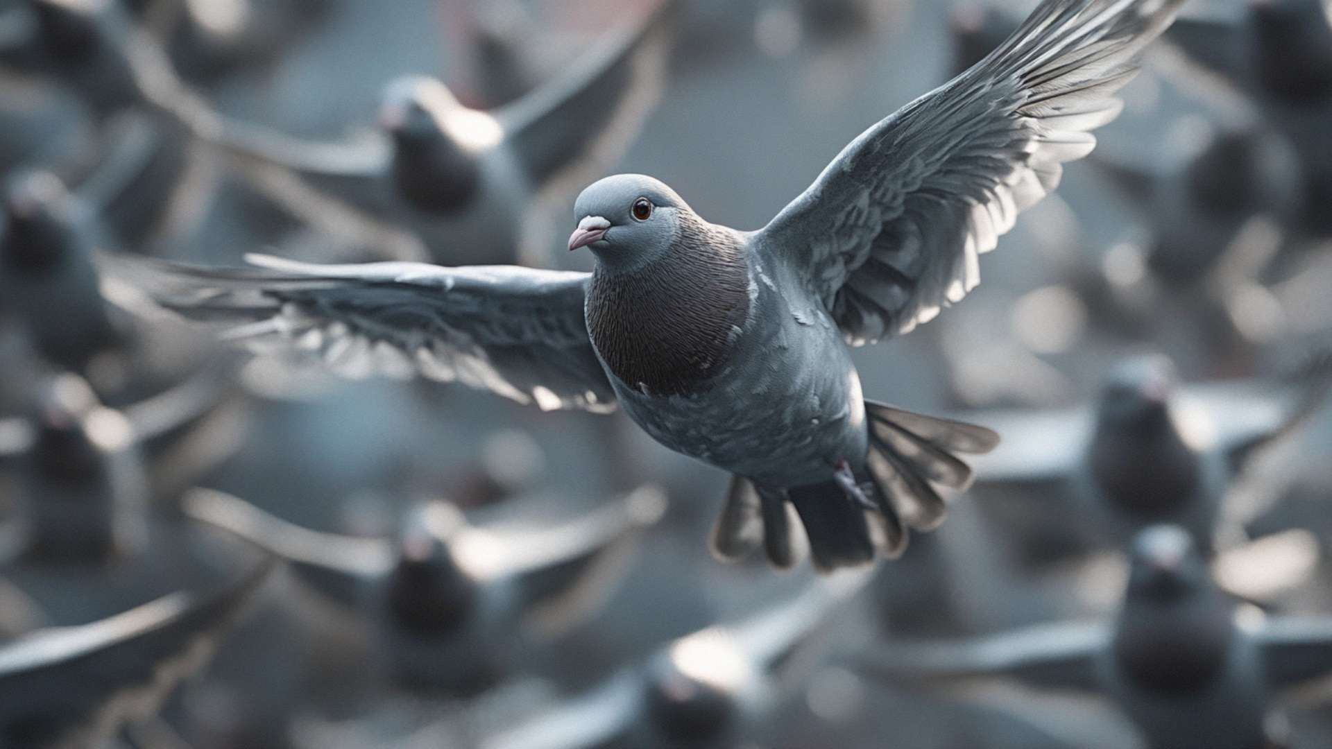 blue-pigeon-on-blurred-background-min