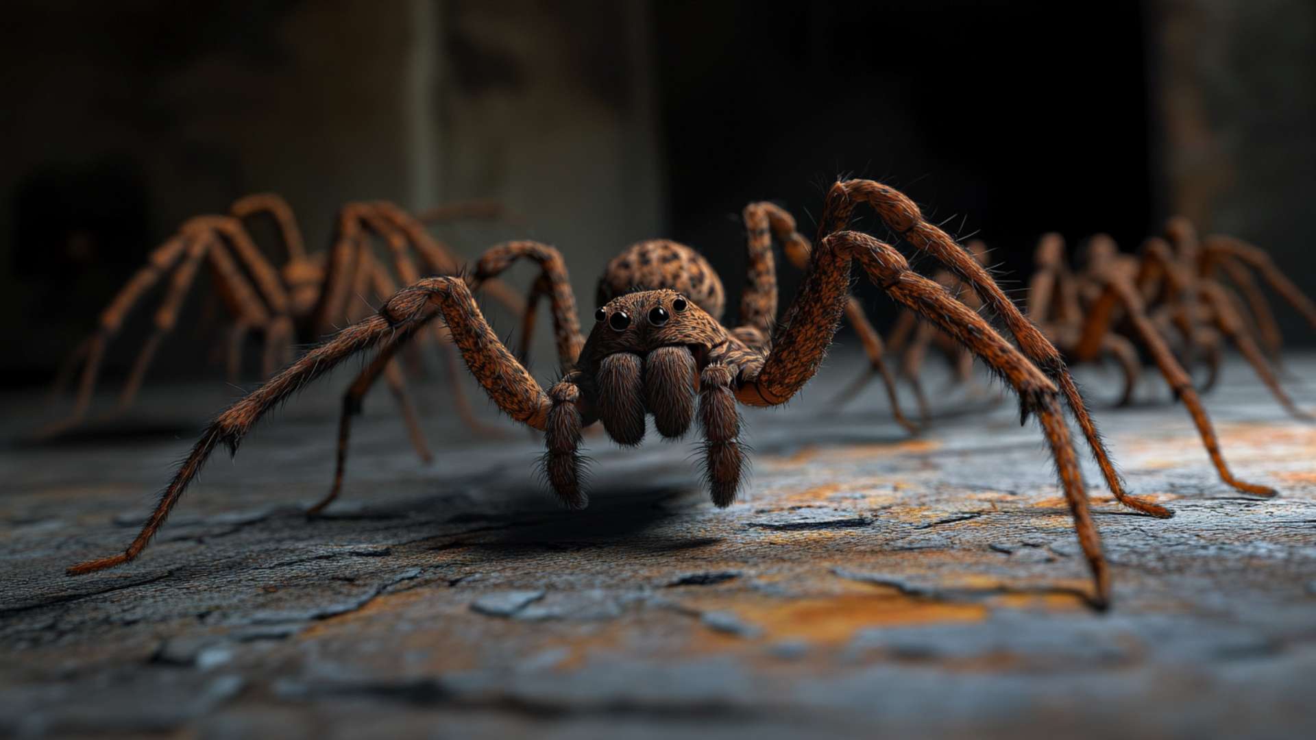 cardinal-spider-tegenaria-parietina-in-front-of-min