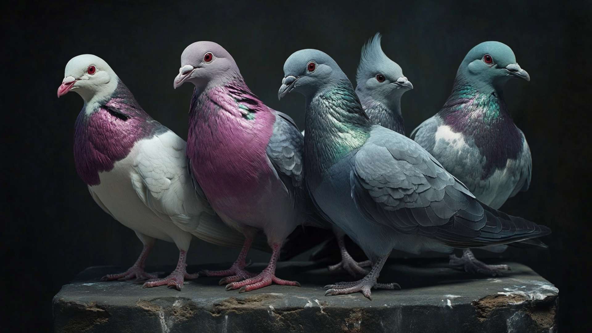 closeup-of-a-pigeon-perched-atop-a-wooden-fence-min