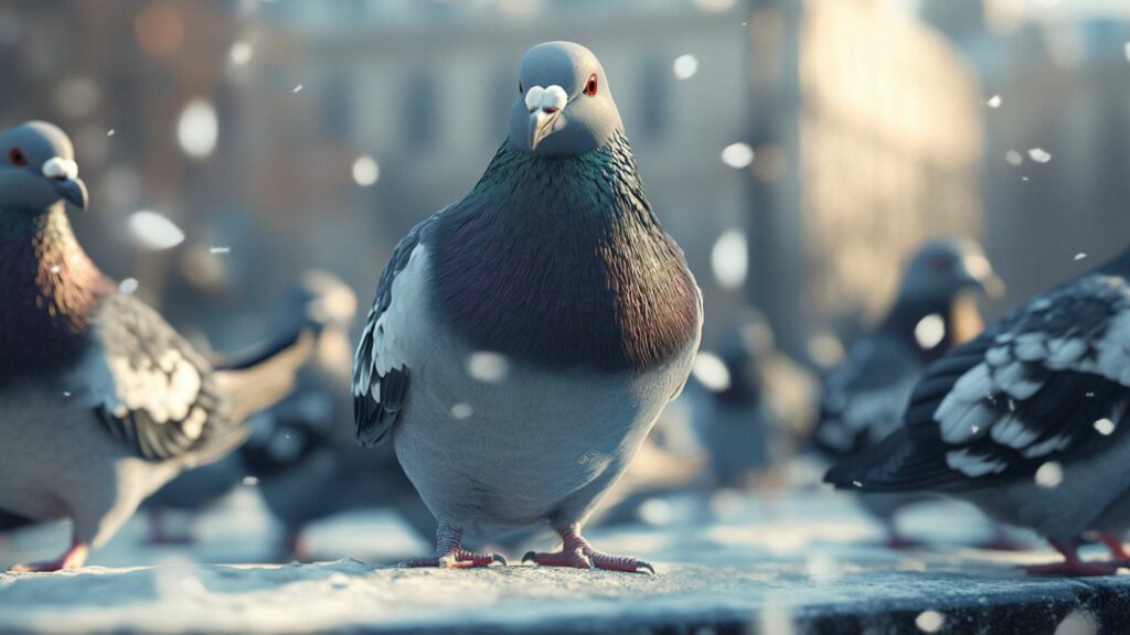 closeup-shot-of-two-feral-pigeons-with-blurred-bac-min