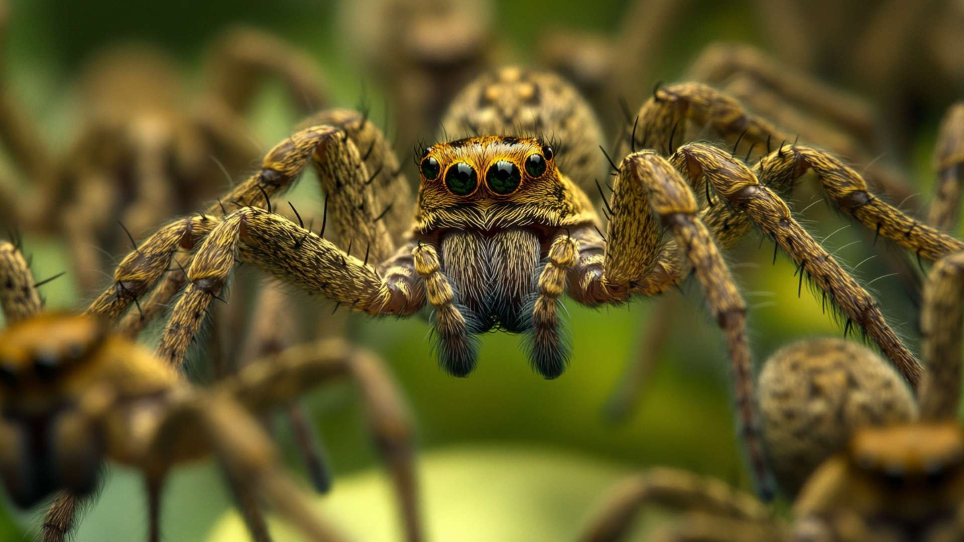 jumping-spider-phidippus-regius-perched-atop-a-wo-min