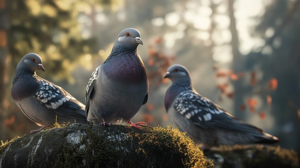 pigeon-sitting-on-a-green-fence-min