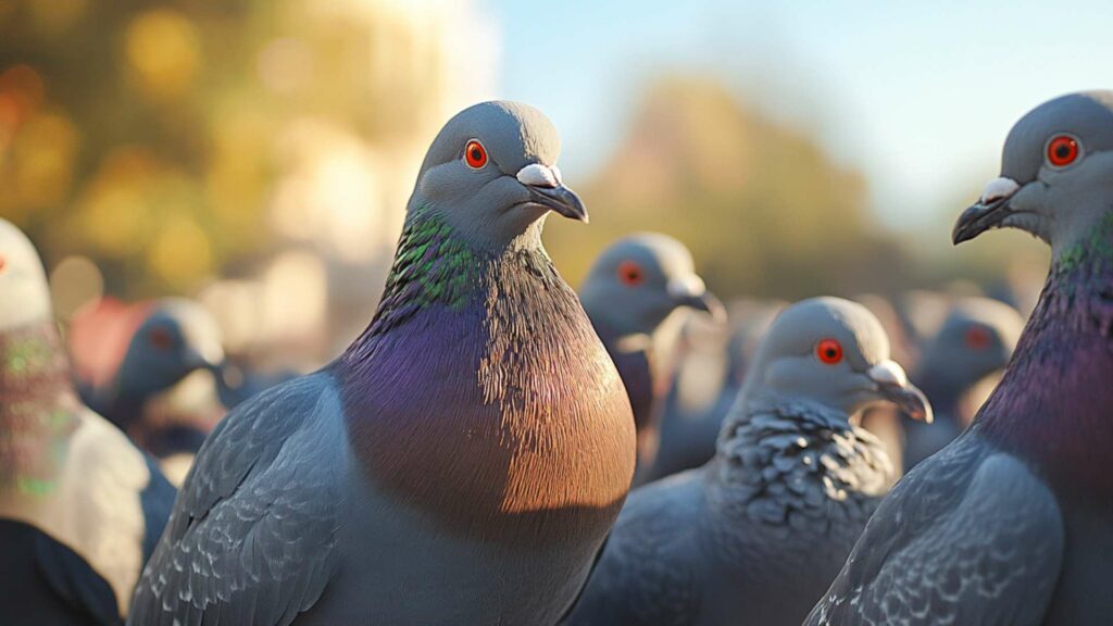 wood-pigeon-perched-on-a-cluster-of-autumn-foliage-min