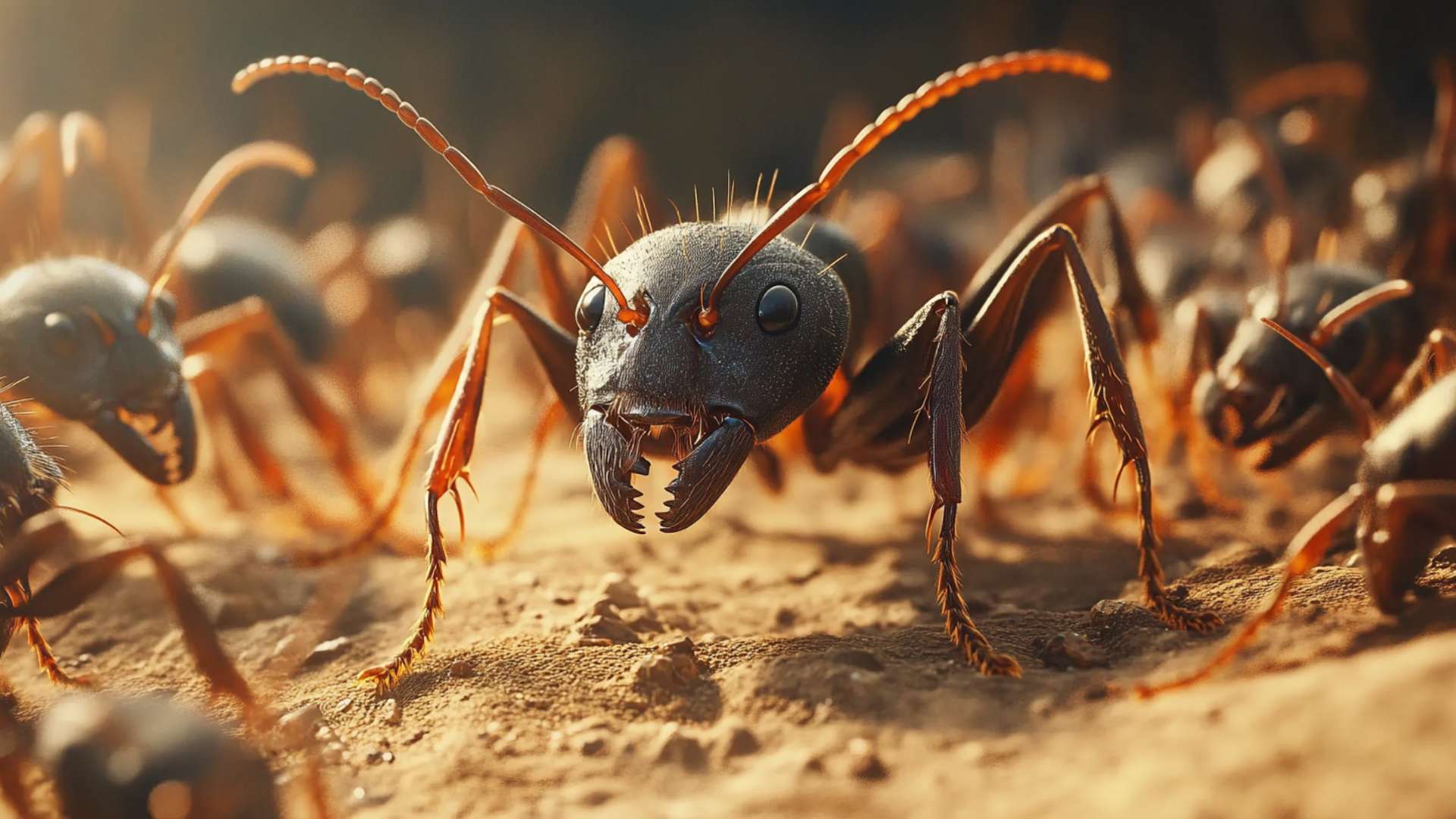 ants-around-prey-are-trying-to-drag-into-their-hom-min