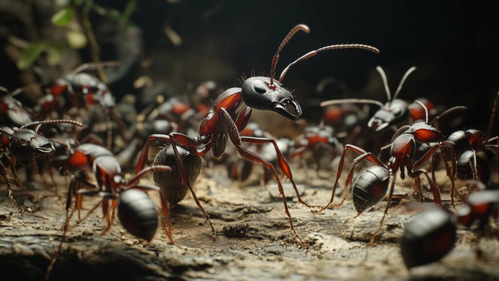 ants-in-a-row-walking-looking-for-food