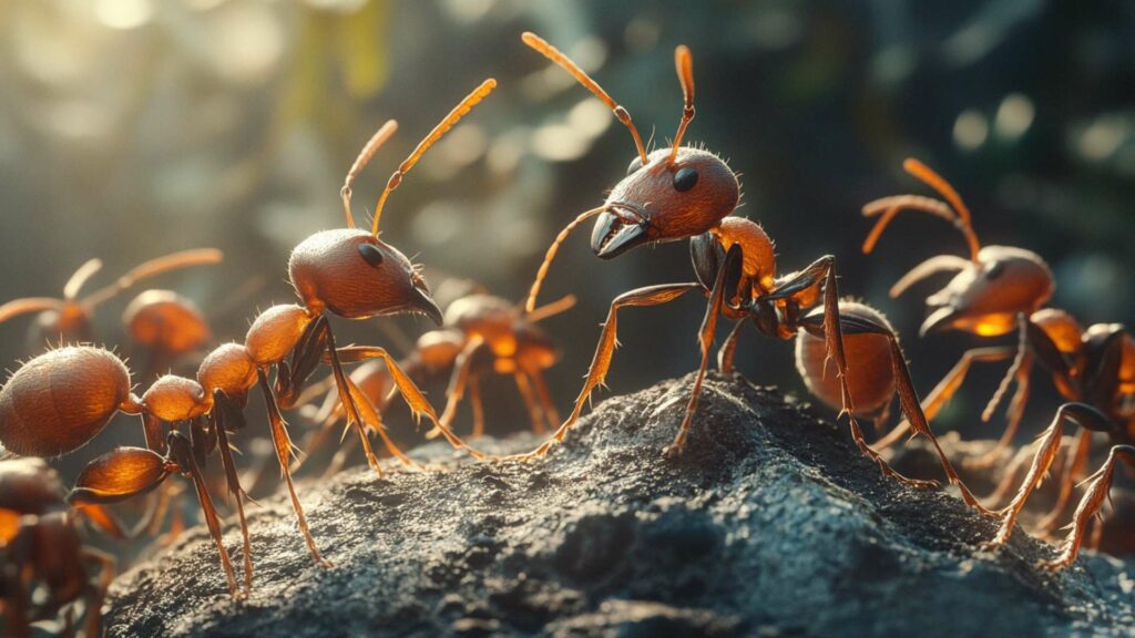 ants-marching-in-a-line