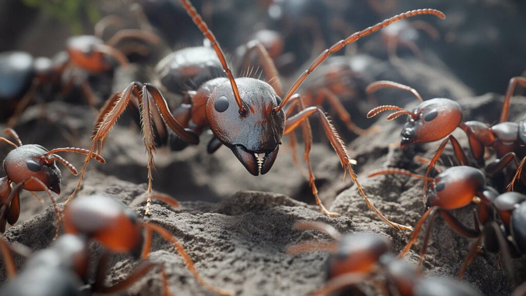 brown-ant-on-a-white-background-min