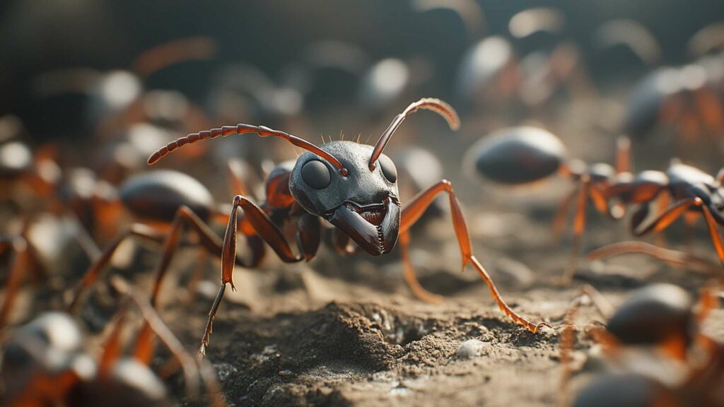 closeup-of-ants-on-an-old-wooden-surface-under-the