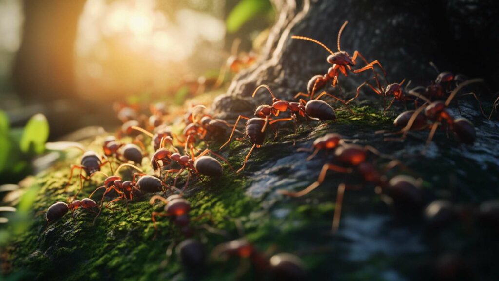 closeup-of-ants-on-an-old-wooden-surface-under-the-min