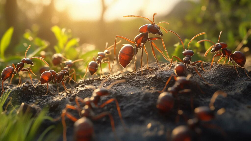 closeup-of-ants-on-an-old-wooden-surface-under-the-min