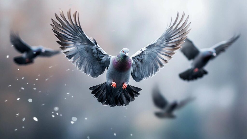 closeup-shot-of-two-feral-pigeons-with-blurred-bac-min