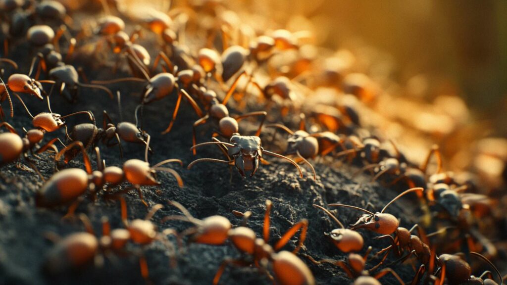 macro-shot-of-an-ant-on-a-green-leaf