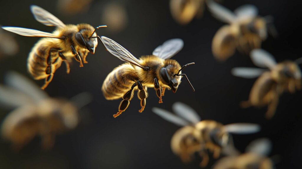 beekeeper working collect honey