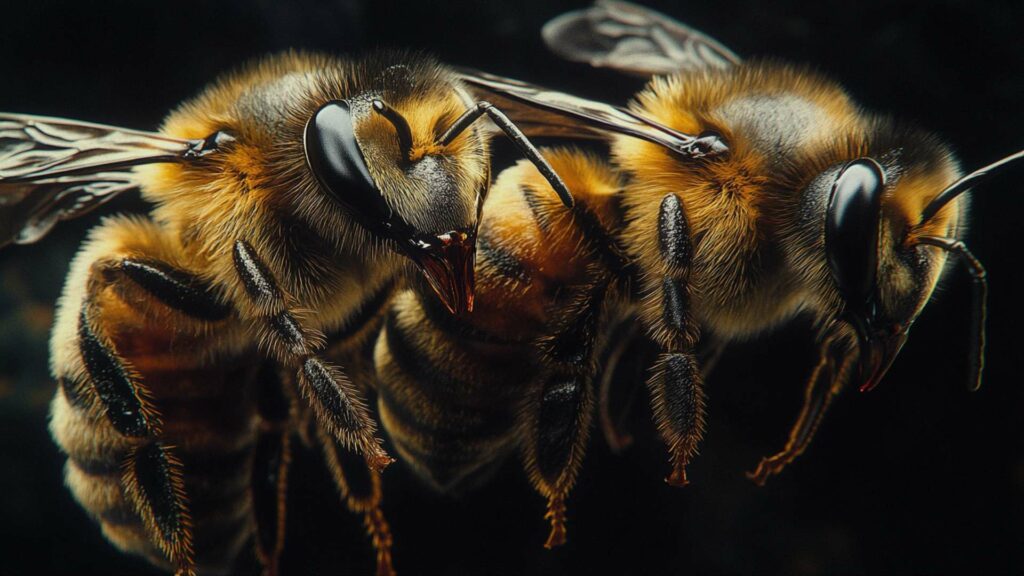 buff tailed bumblebee bombus terrestris isolated