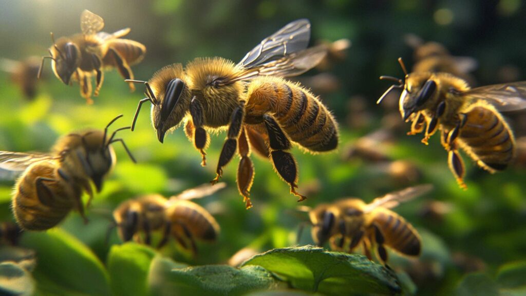 natural organic flower honey honeycomb